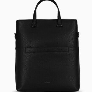 Matt & Nat LENNIE Vegan Tote – Purity Collection – Black (EUC)